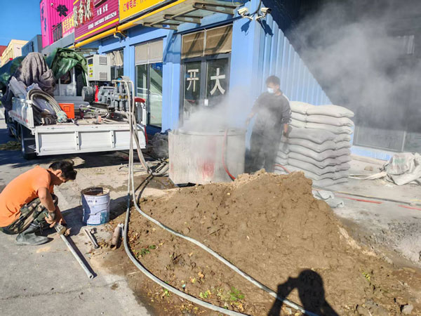 北大镇顶管注浆加固